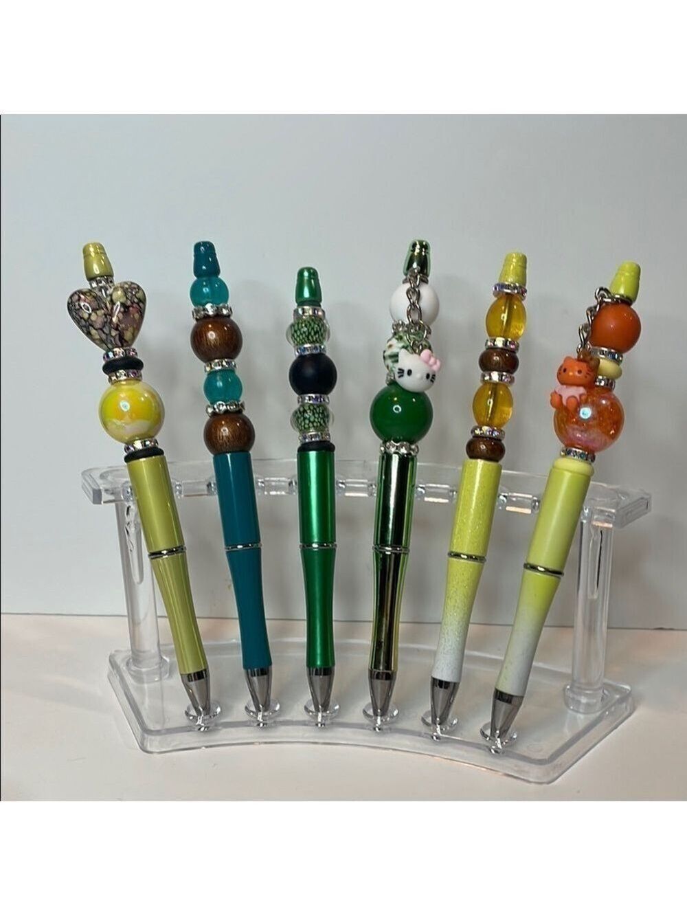 Decorative Beaded Pens Set - Multicolor